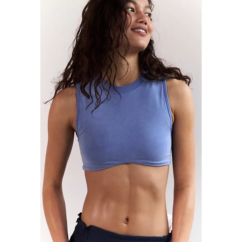 Free People Movement Go to Smooth Cropped Muscle top